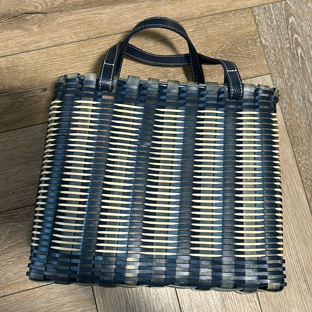 J.McLaughlin Joyce Rattan Picnic Tote